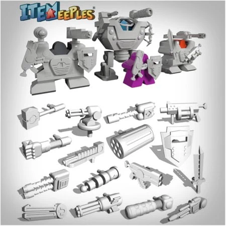 Test de Tiny Epic Mechs de Scott Almes chez Gamelyn Games et Pixie Games