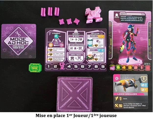 Test de Tiny Epic Mechs de Scott Almes chez Gamelyn Games et Pixie Games