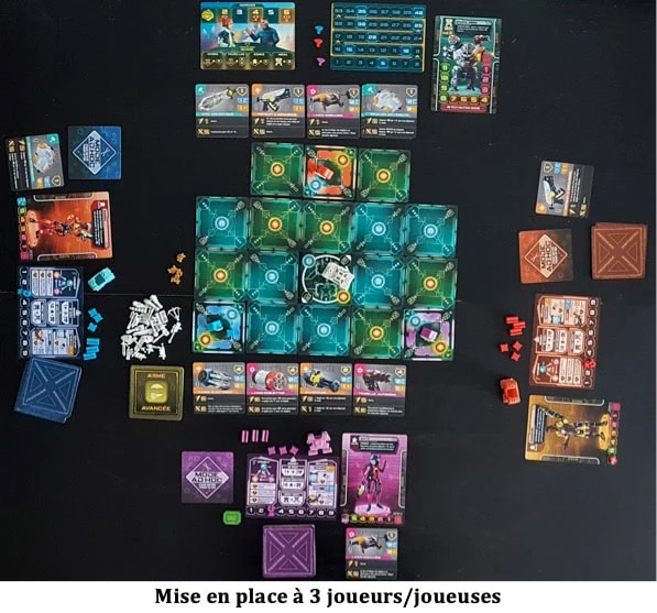 Test de Tiny Epic Mechs de Scott Almes chez Gamelyn Games et Pixie Games