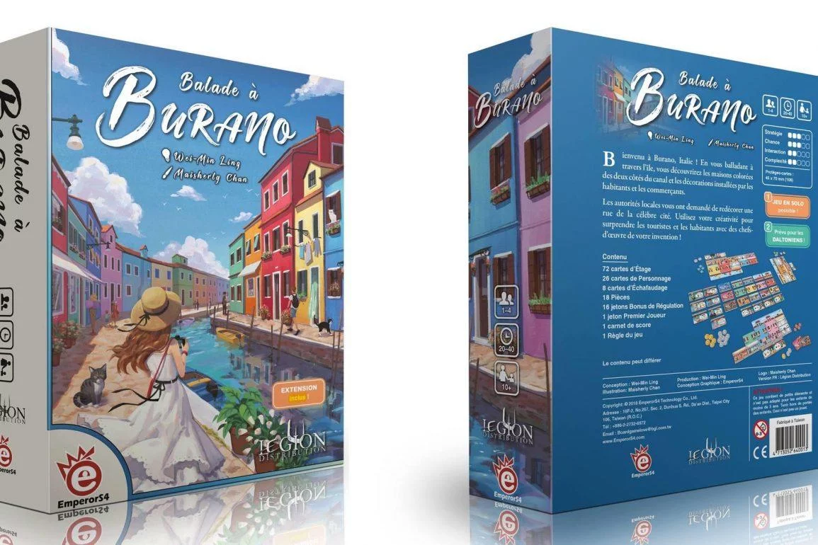 Balade à Burano jeu