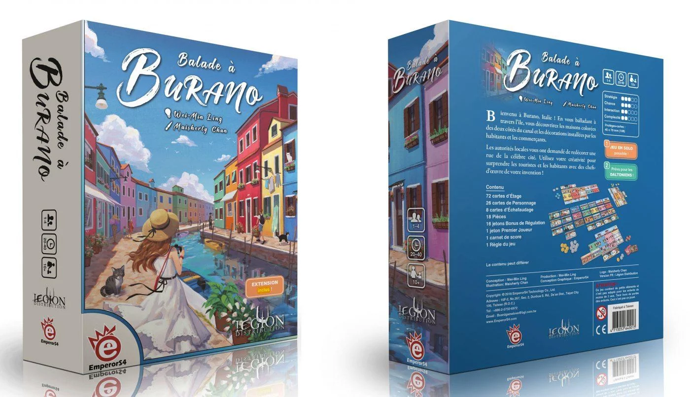 Balade à Burano jeu