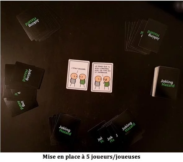 Test de Joking Hazard de Cyanide et Happiness chez Lucky Duck Games