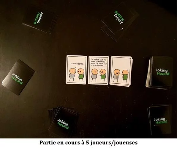 Test de Joking Hazard de Cyanide et Happiness chez Lucky Duck Games