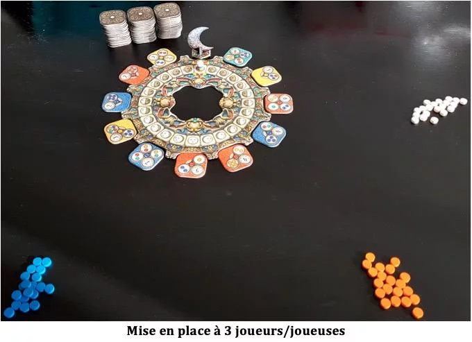 Test de Nova Luna d’Uwe Rosenberg et Corné Van Moorsel chez Spielwiese