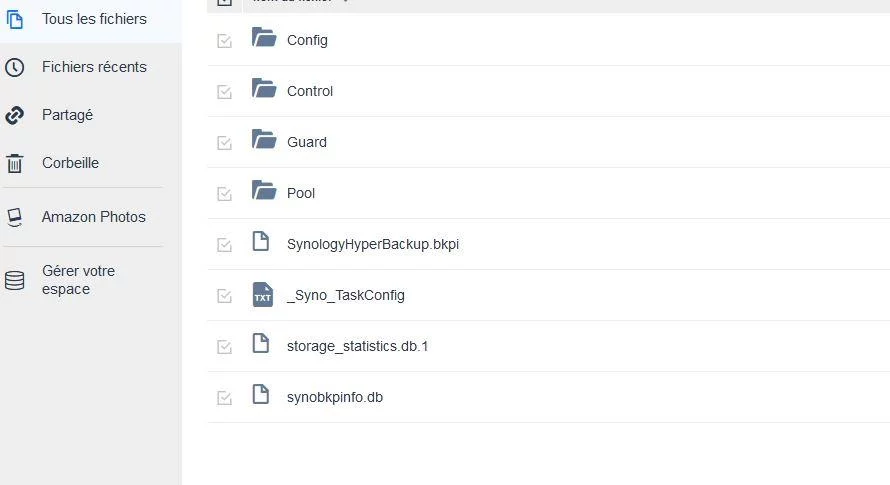 Fin d'Amazon Drive pour les backups Synology ?