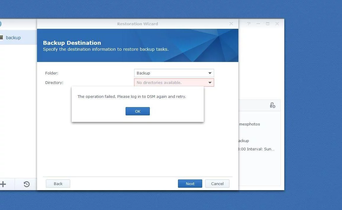 DSM synology avec hyper backup et amazon drive