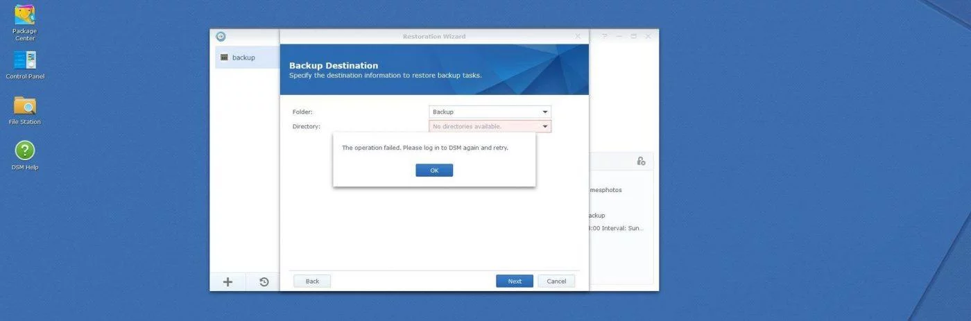 DSM synology avec hyper backup et amazon drive