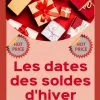 Les dates des soldes d'hiver 2020