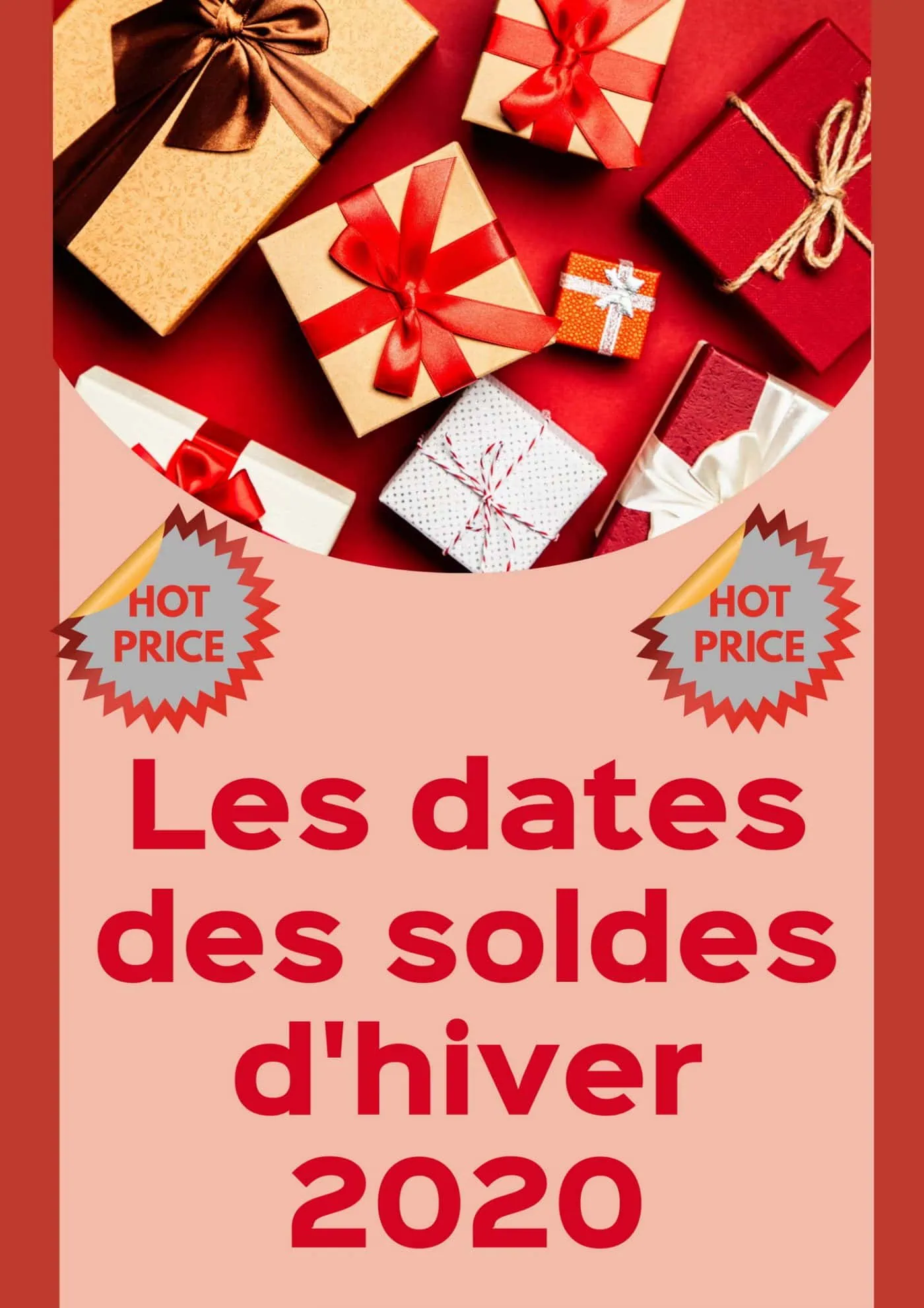 Les dates des soldes d'hiver 2020