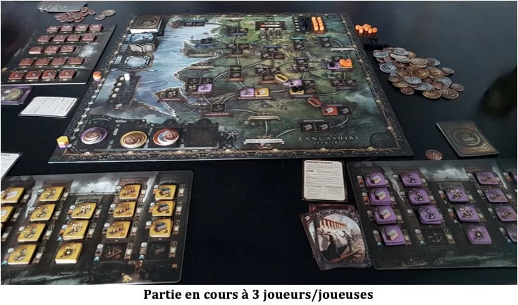 Test de Brass Lancashire de Martin Wallace chez Funforge