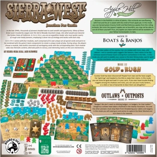Test de Sierra West de Jonathan Pac Cantin chez Pixie Games
