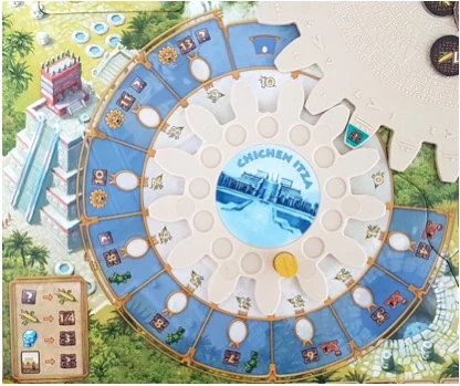 Test de Tzolk’in, le calendrier Maya, de Daniele Tascini et Simone Luciani chez Iello