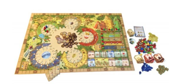 Test de Tzolk’in, le calendrier Maya, de Daniele Tascini et Simone Luciani chez Iello