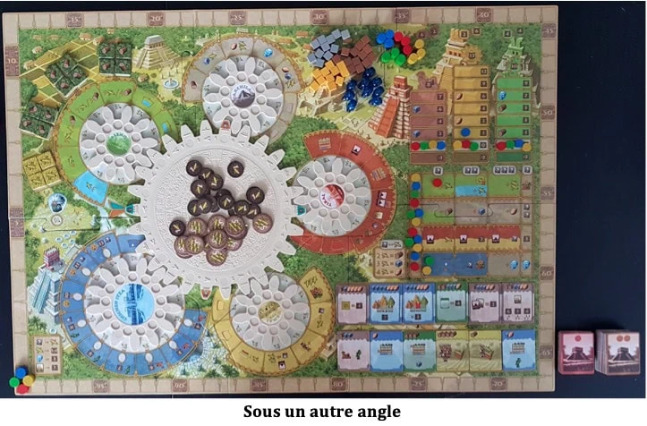 Test de Tzolk’in, le calendrier Maya, de Daniele Tascini et Simone Luciani chez Iello
