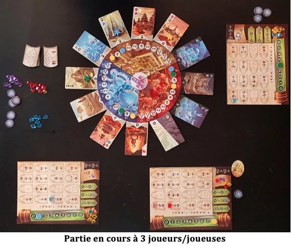 Test de L’Épreuve des Temples de Michael Mihealsik et Wei-Min Ling chez Légion Distribution
