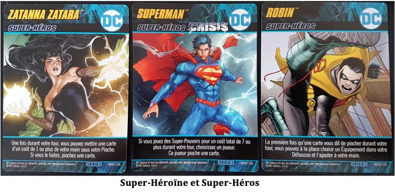 Test de DC Comics Jeu de Deck-Building : Extension N°1 Crisis