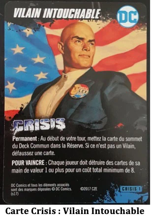 Test de DC Comics Jeu de Deck-Building : Extension N°1 Crisis