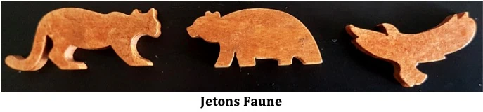 jetons faune de Parks de matagot