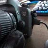 Canon EOS 7D Mark II connecté sur PC