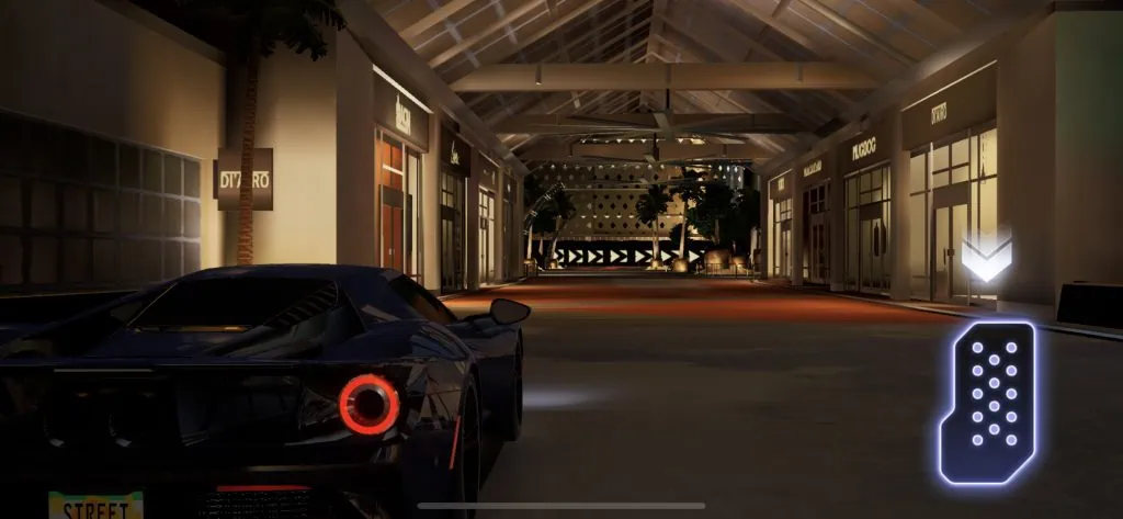 Effet de lumière sur Forza Street IOS