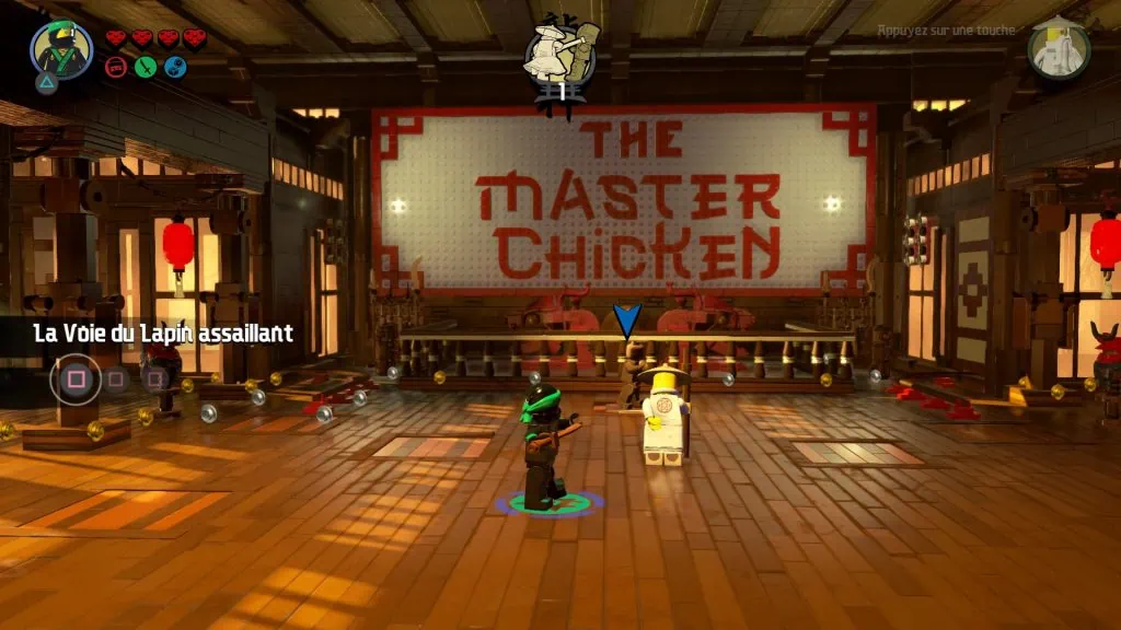 Premier niveau LEGO NINJAGO Le film : le jeu vidéo