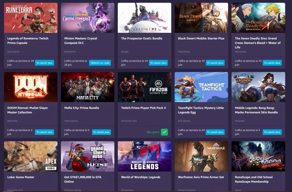 Le lot de jeux gratuits avec Twitch Amazon Prime pour fin mai 2020