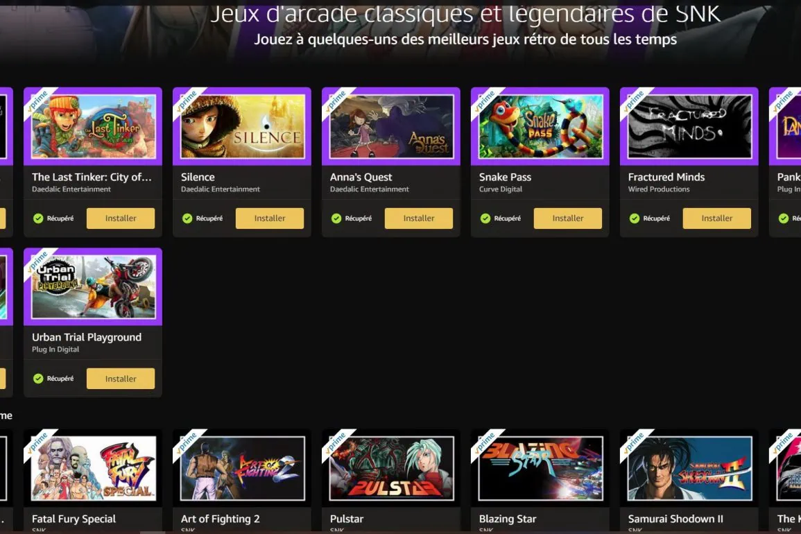 Liste jeux gratuit amazon prime / twitch juin 2020