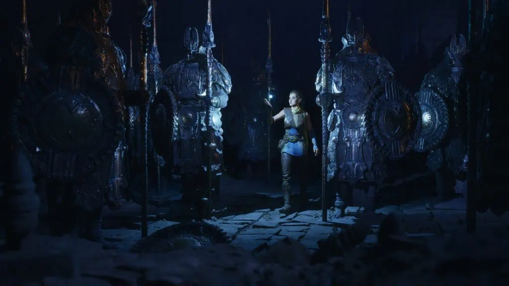 personnage unreal engine 5 sur Playstation 5