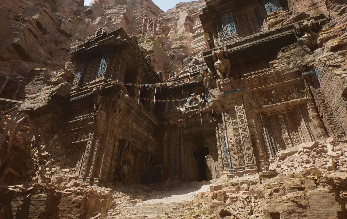 montagne unreal engine 5 sur Playstation 5
