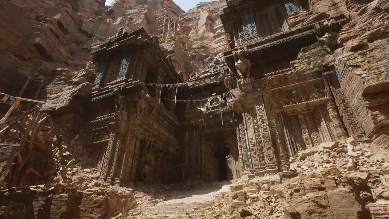 montagne unreal engine 5 sur Playstation 5