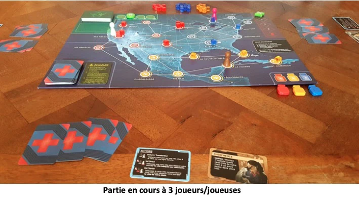 Test de Pandemic Zone Rouge Amérique du Nord