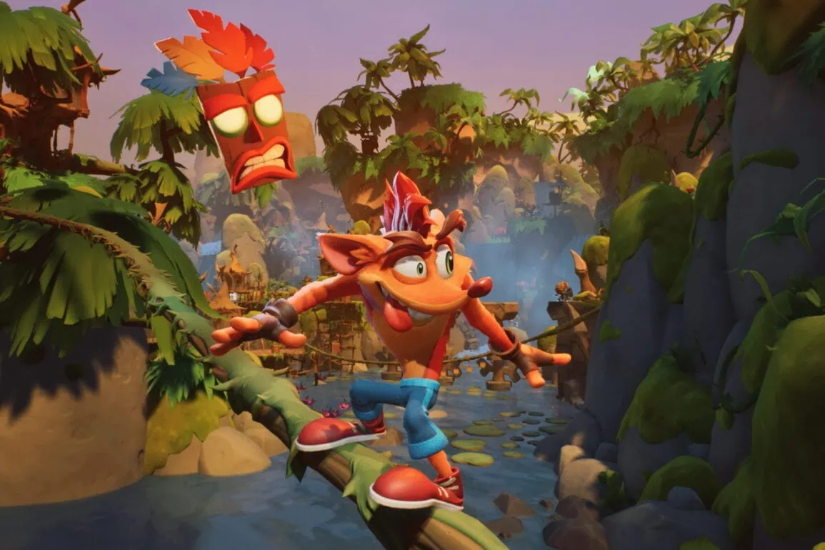Crash dans Crash Bandicoot 4