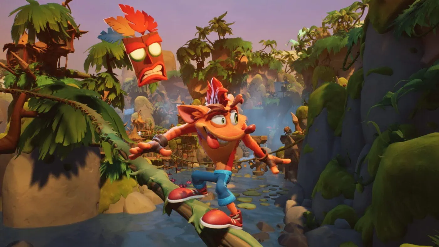 Crash dans Crash Bandicoot 4