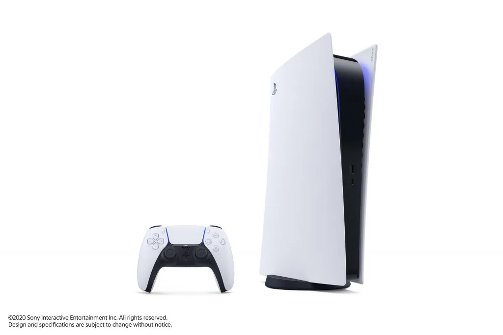 PS5 Digital edition avec sa manette