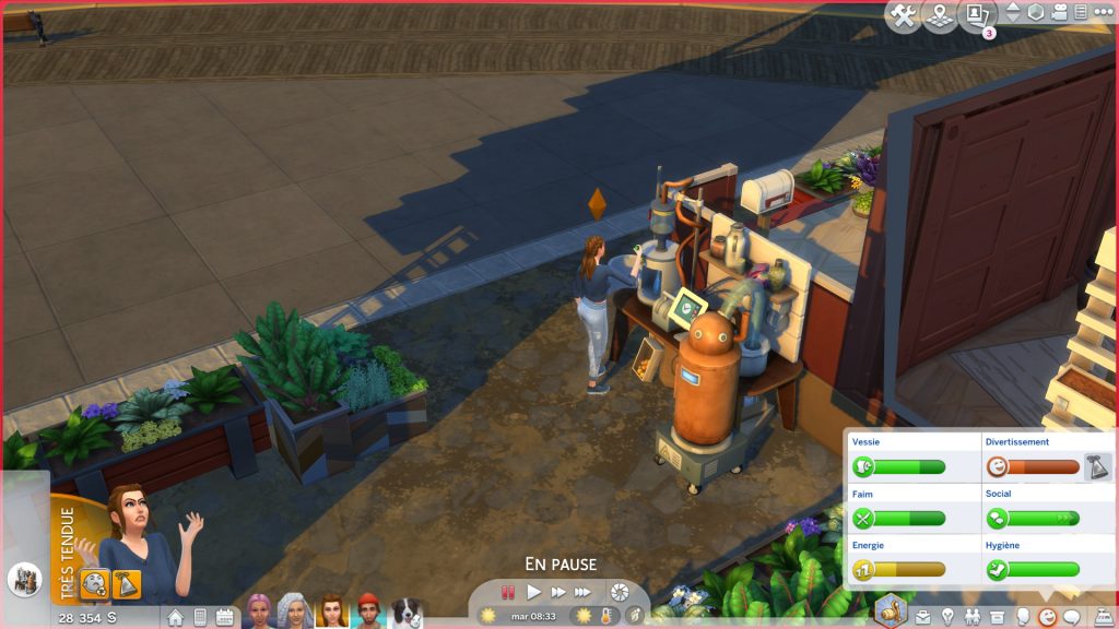 Recyclage d'objet dans Sims 4 écologie