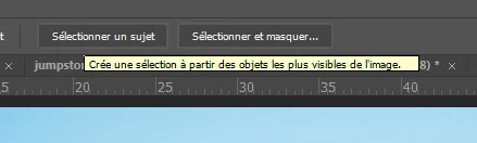 Sélectionner un sujet dans photoshop 2020