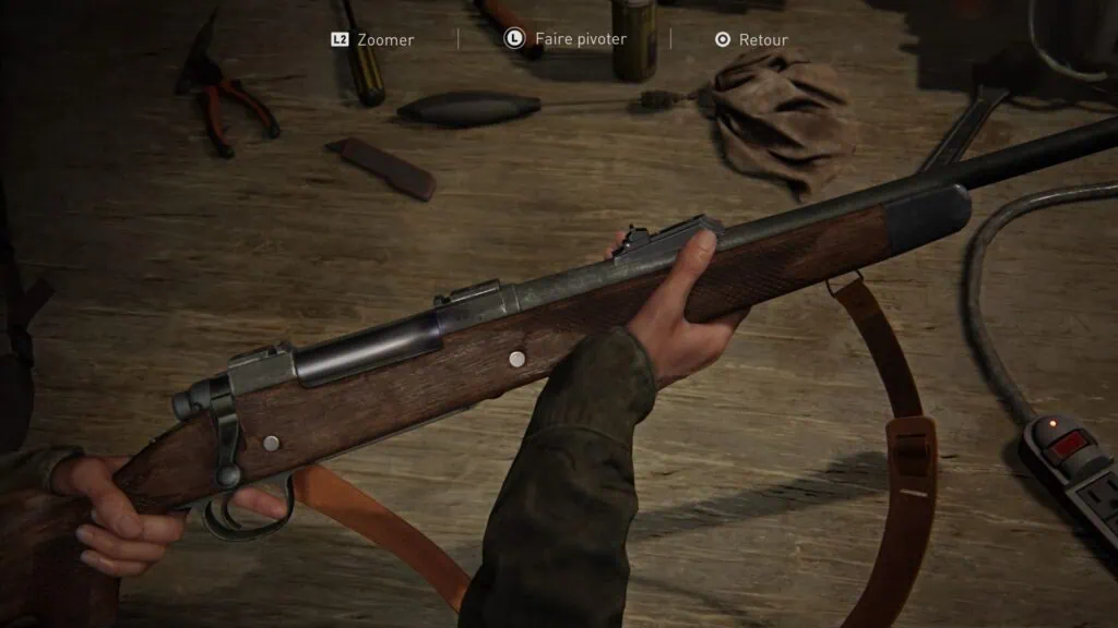 amélioration des armes dans le jeu