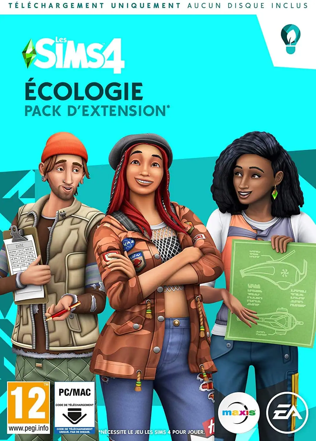 jaquette sims 4 écologie