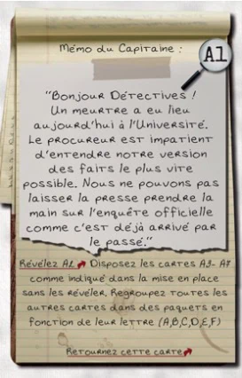 Test de Pocket Détective : Meurtre à l’Université
