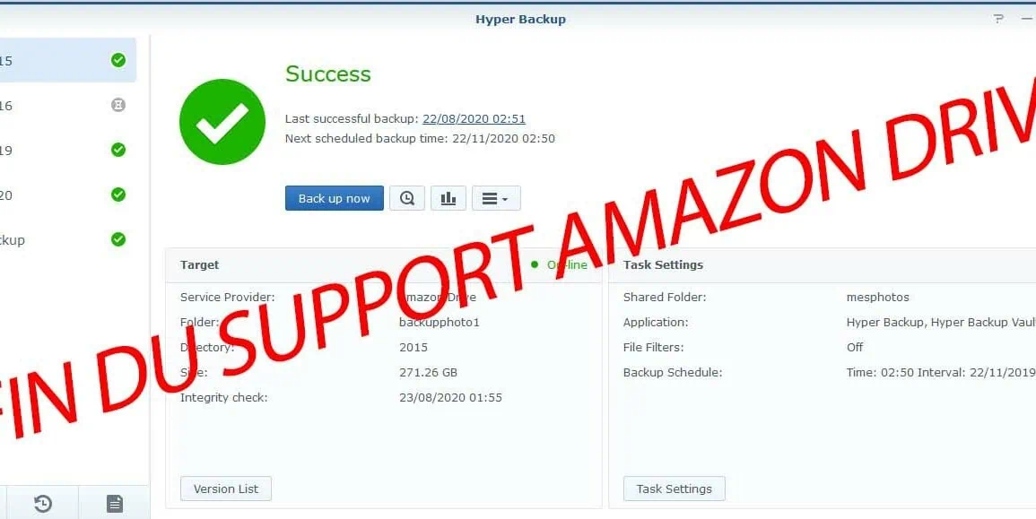 Fin amazon drive synology