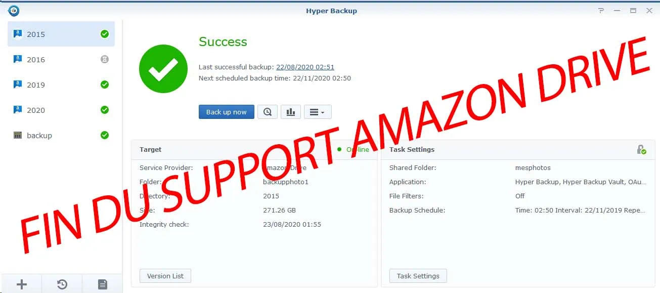 Fin amazon drive synology