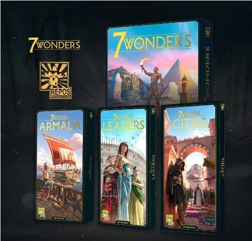 7 Wonders, les 10 ans, d’Antoine Bauza chez Repos Production