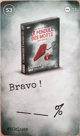 Test de Le Pendule des Morts