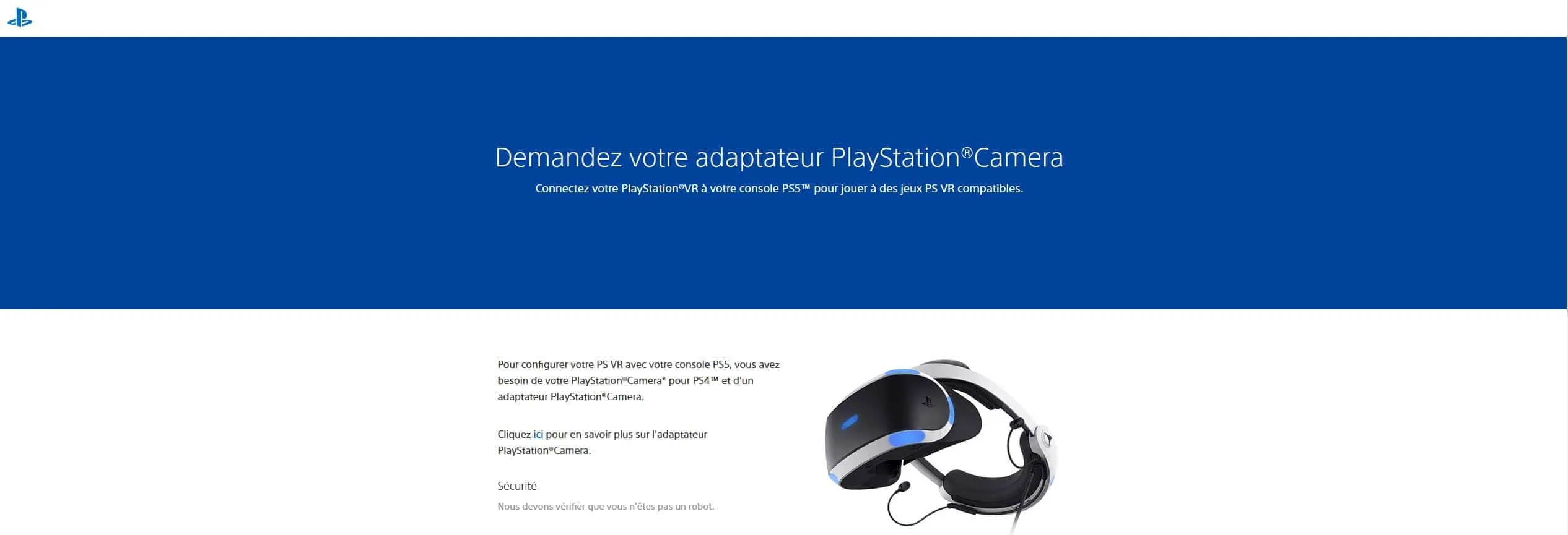 Comment avoir l'adaptateur PSVR pour la PS5