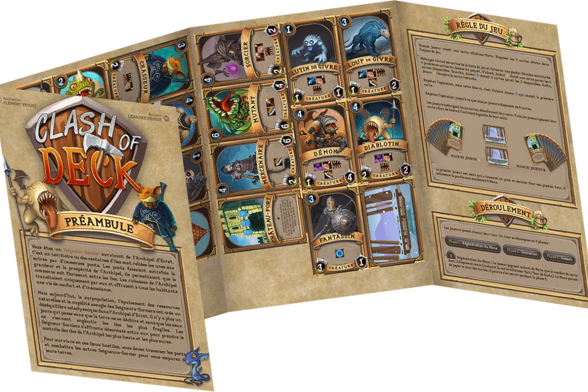 Deck 3 et 4 Clash Of Deck