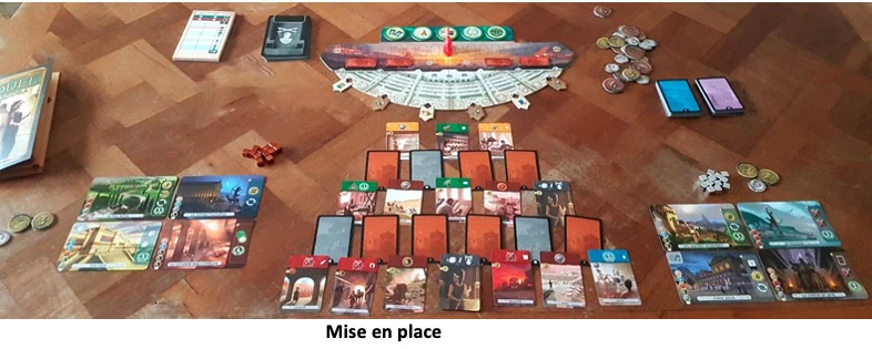 Test de 7 Wonders Duel : Agora