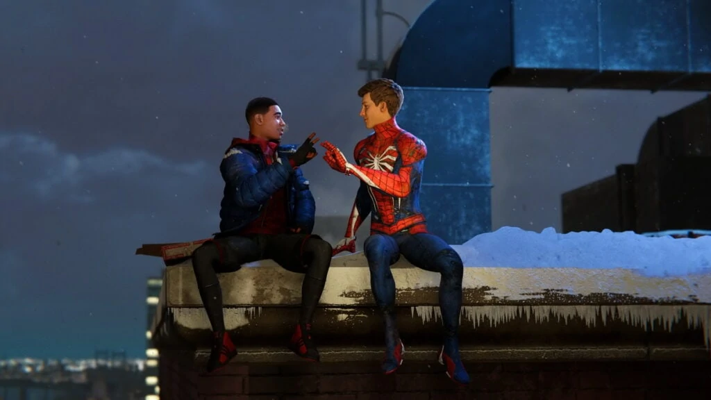 Peter Parker et Miles Morales