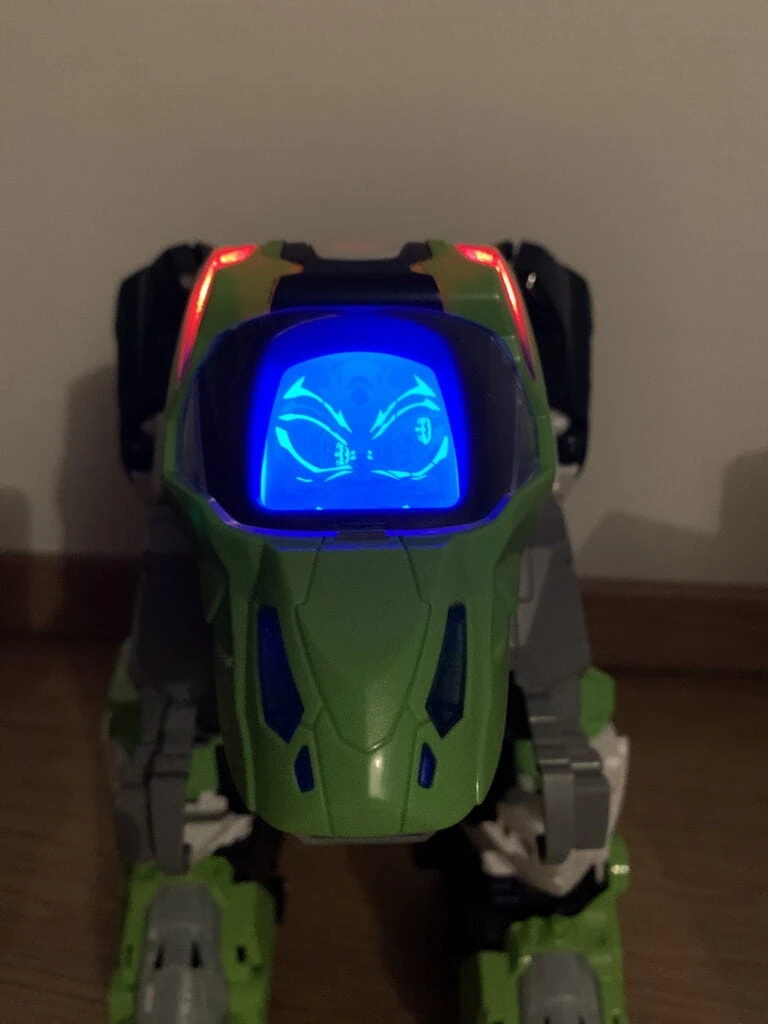 Furio transformé en mega t-rex