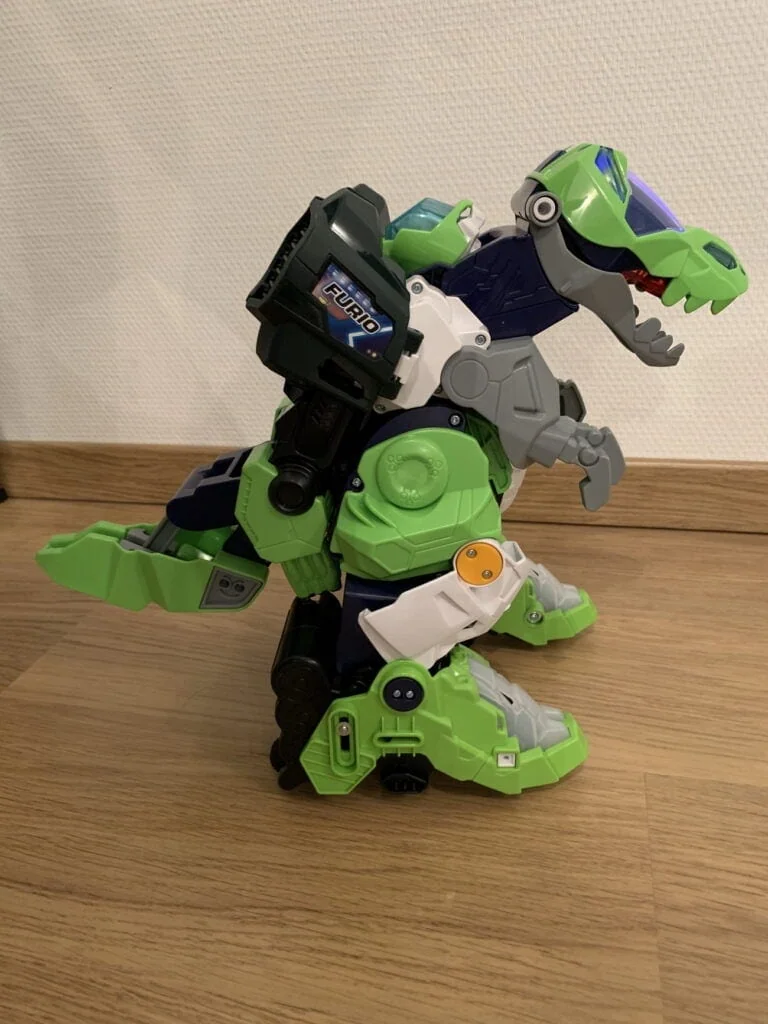 Mega T-Rex de Vtech de profil
