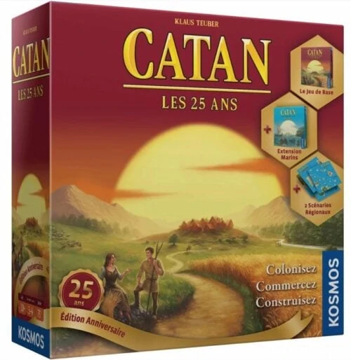 Boite jeu Catan 25 ans